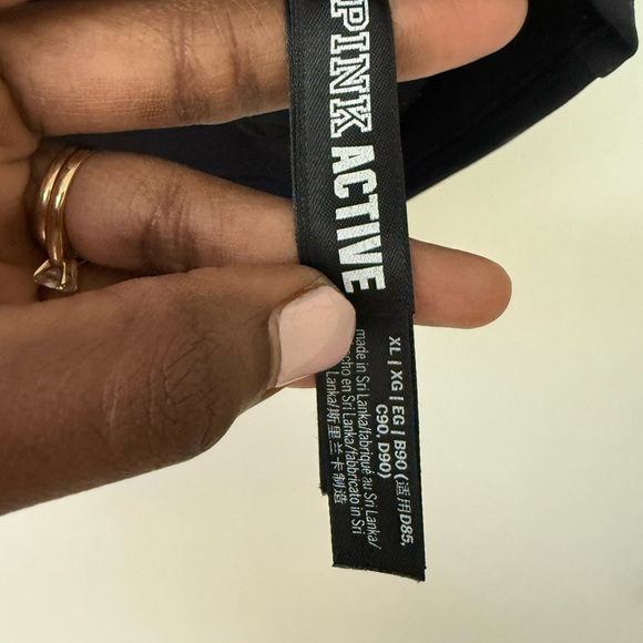 Pink Active Strappy Crop Top Size XL - Picture 3 of 3